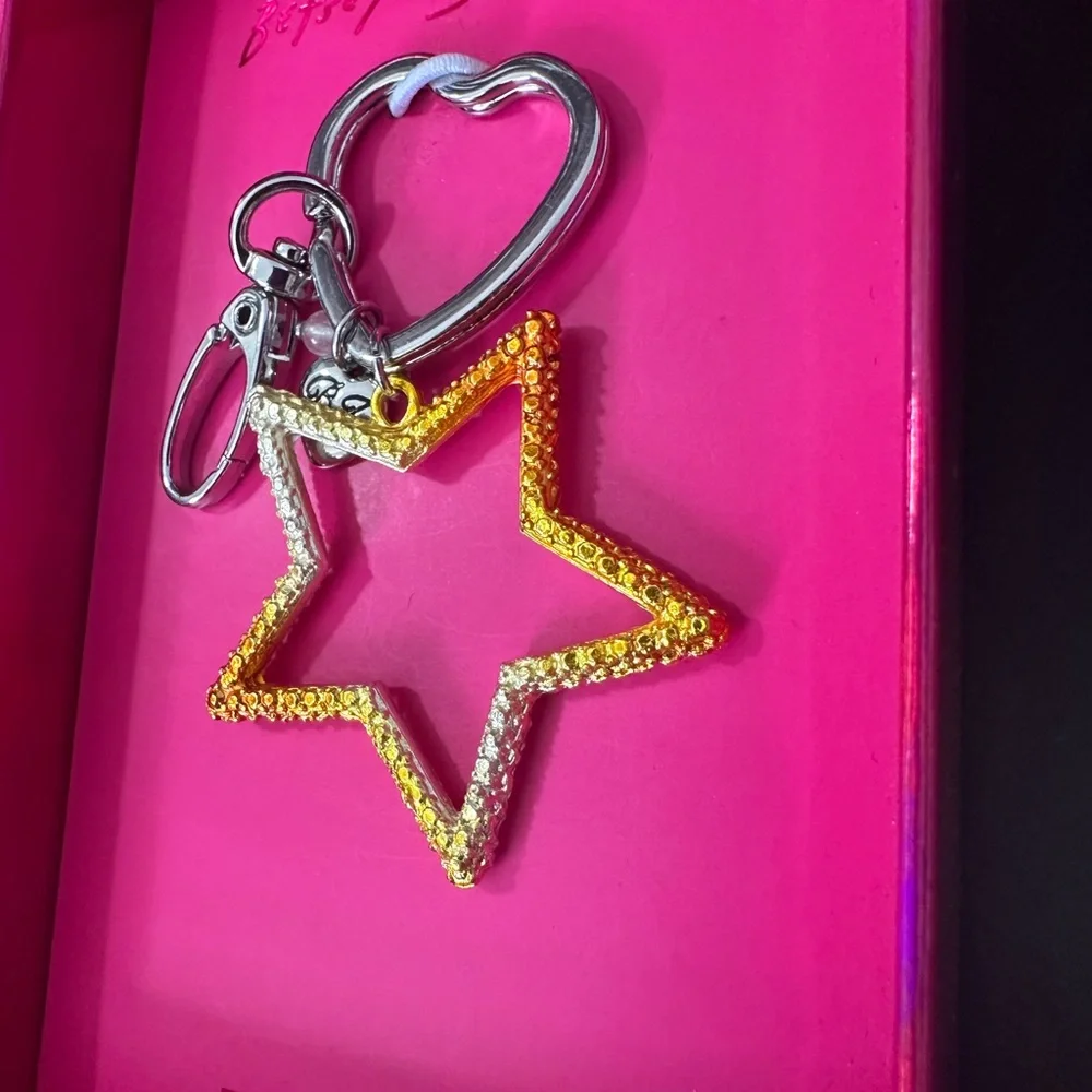 🆕Betsey Johnson Star Jewelry Charm/Keychain